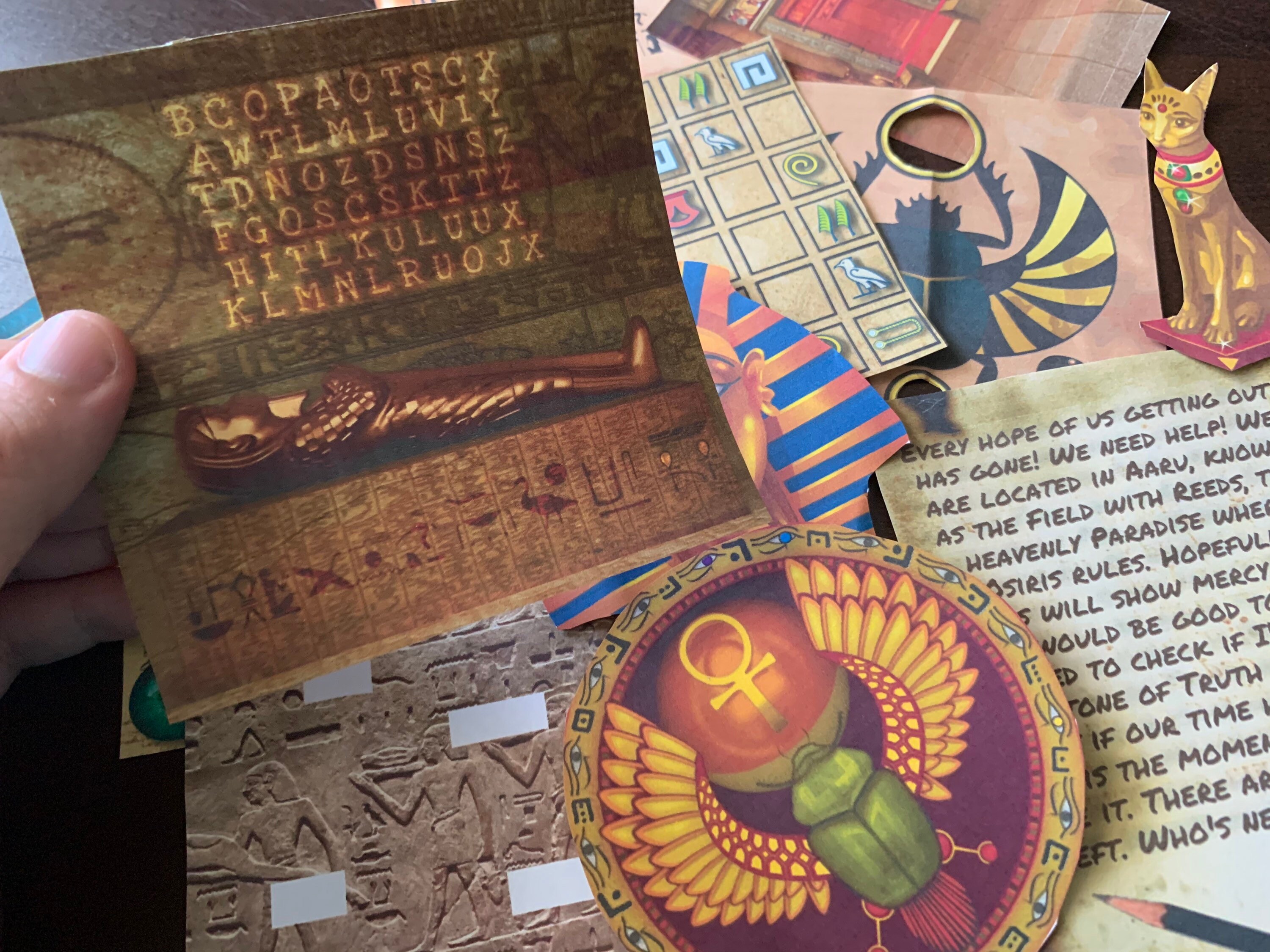 Escape Room Game DIY Egypt Printable Game Kit The Curse Of Etsy