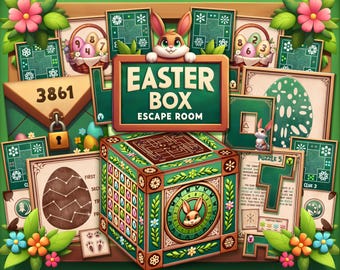 Easter Escape Room Printable – Easter Box: Holiday Puzzle Game for Kids & Families
