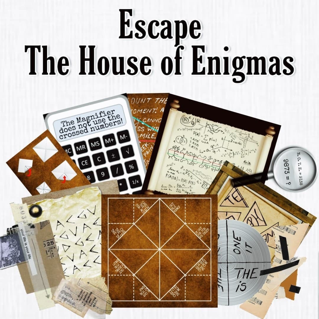 Escape Room Game DIY Logic Printable Game Kit House of Enigmas Etsy