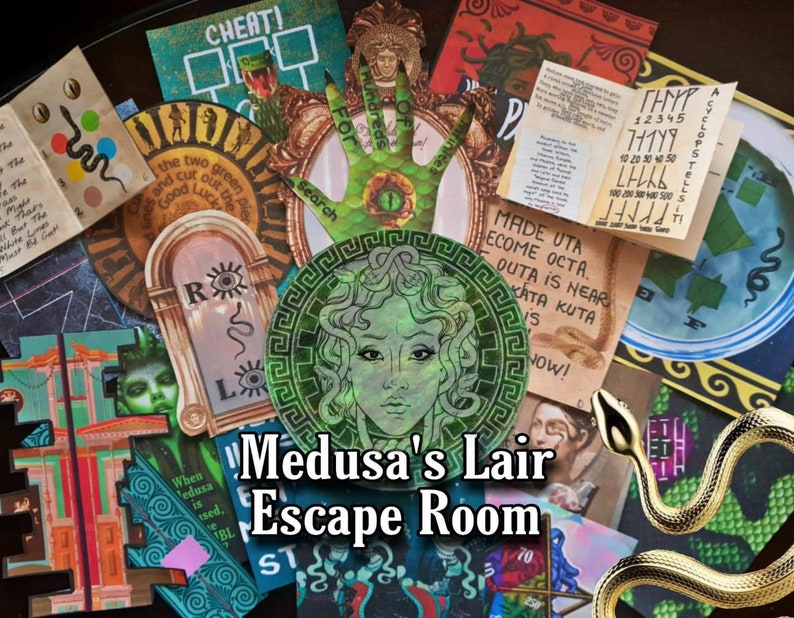 Escape Room Game DIY Medusa Kit Ranking TOP5 Lair Recommendation Printable Medusa#39;s