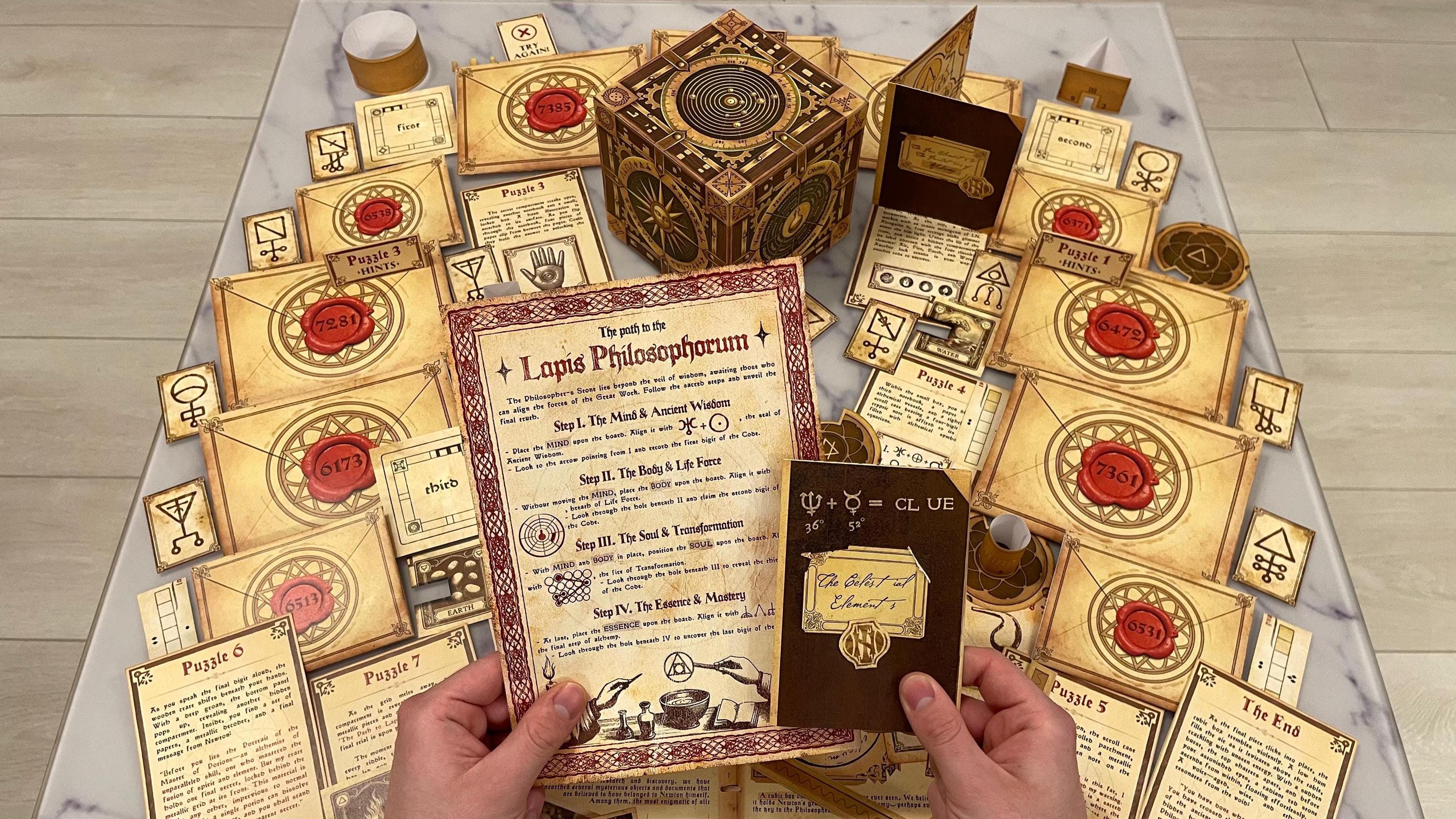 Alchemist Box Escape Room Printable – the Alchemist’s Box: Alchemy Puzzle Game for ...