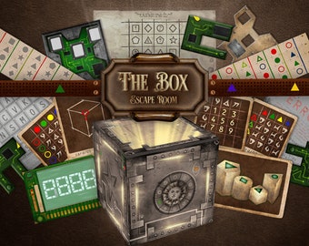 Escape Room Printable – The Box: Mystery Puzzle Game for Adults