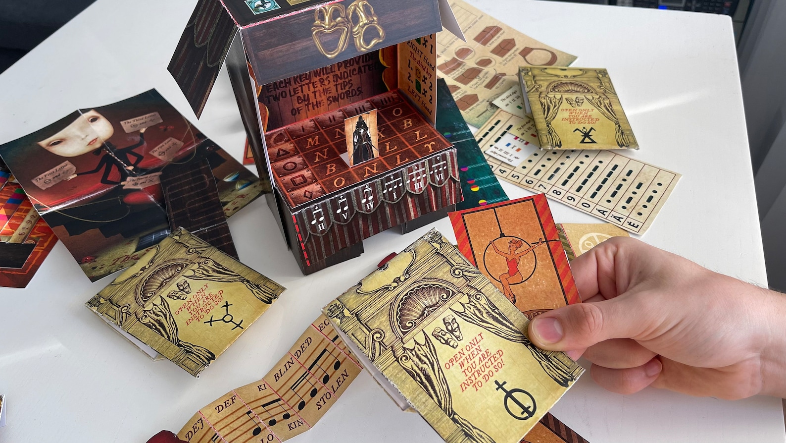 Escape Room Game DIY Printable Game Kit the Puppet Show Escape Etsy