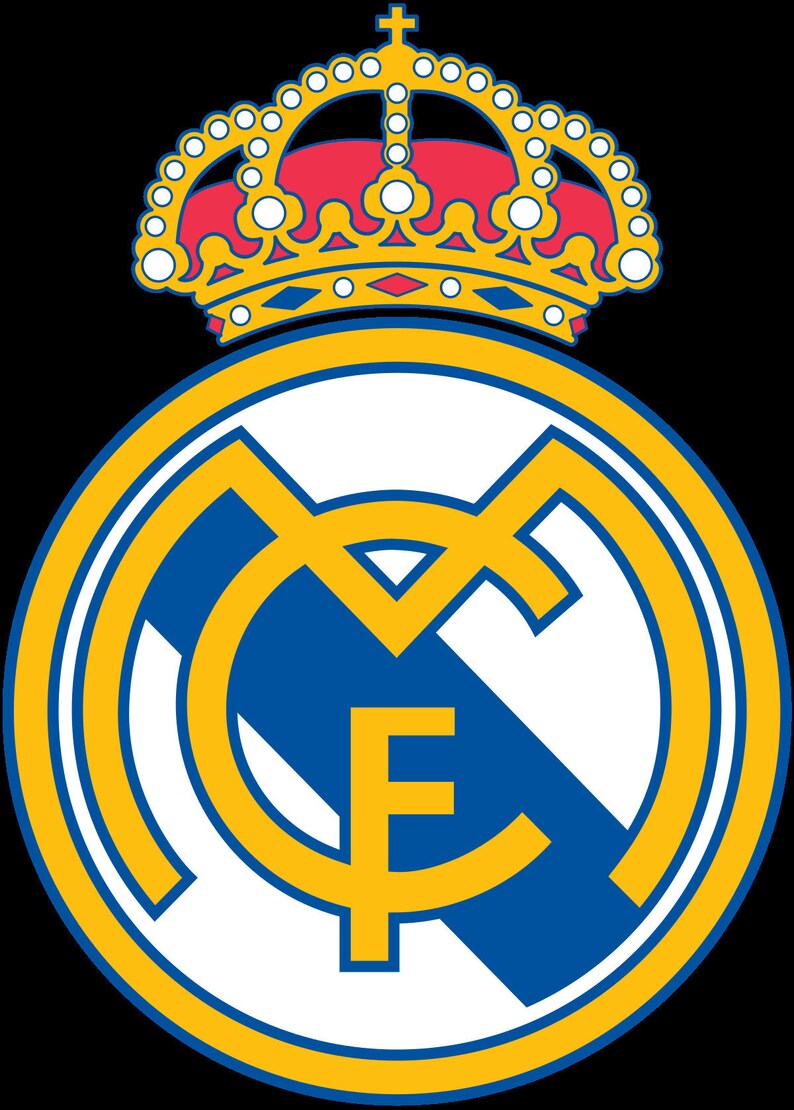 Real Madrid Gold Logo Png
