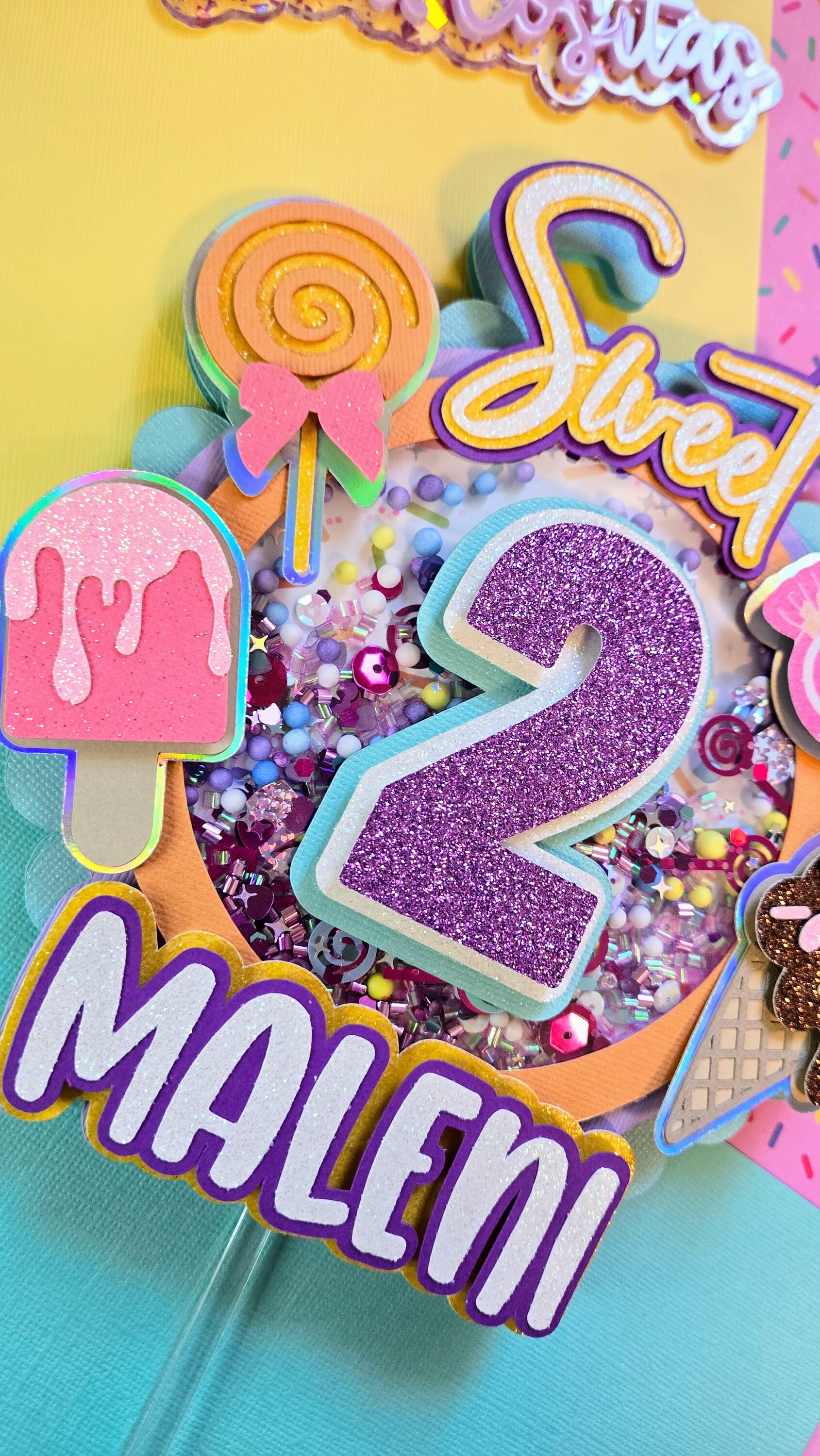 Candy Cake Topper
