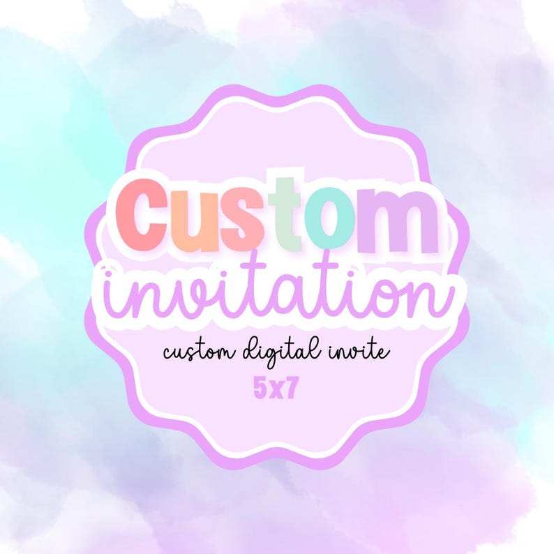 Decoder Invite Custom 5x7 Digital Invitation – Instant Download Printable Invite | Custom ...