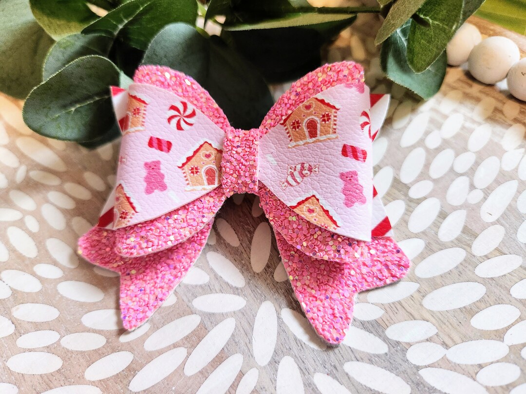 Holiday Hair Bow Christmas Hair Bow Holiday Hairbow for Little Girls