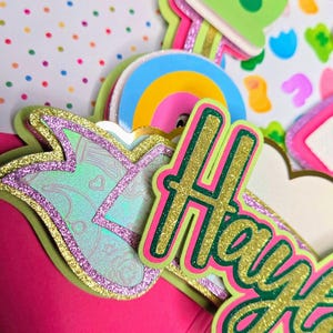 Lucky Seven Cake Topper | Lucky Charm Birthday | St Patrick's Day Birthday | Lucky Charms Birthday Decor| Lucky 7 First Birthday | Lucky 7 Bild 4