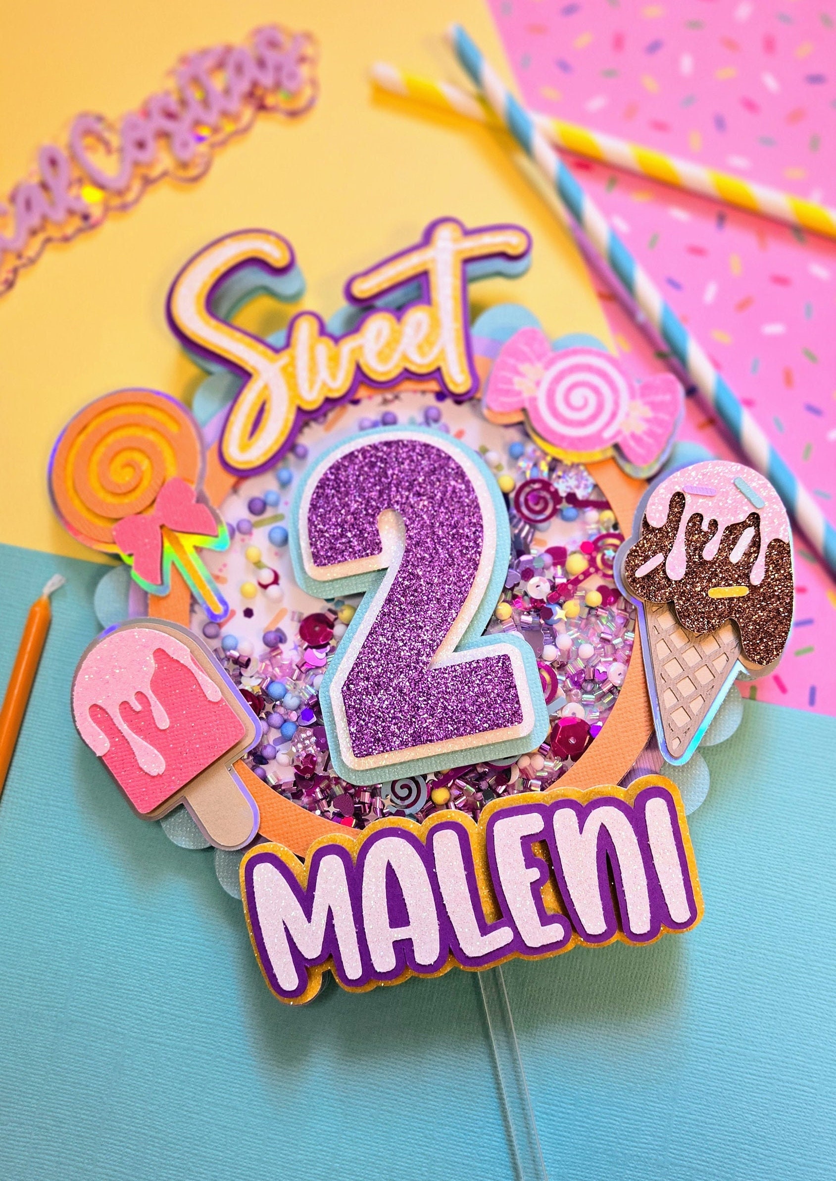 Candy Cake Topper