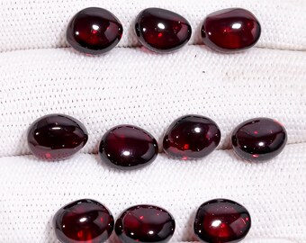 Natural Rhodolite Garnet Smooth Polished Tumbled Shape: Loose Gemstone Freeform 10Pcs Lot 45Ct, 9X7X5mm