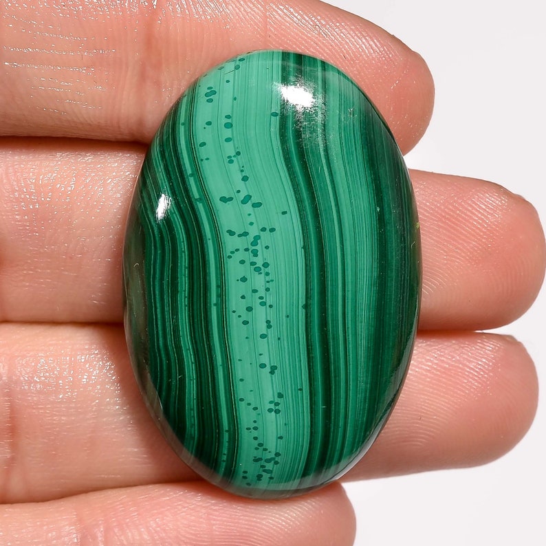 Supreme Top Grade Quality 100/% Natural Australian Malachite Druzy Oval Shape Cabochon Gemstone For Making Jewelry 44X30X5 mm D-1850 64 Ct