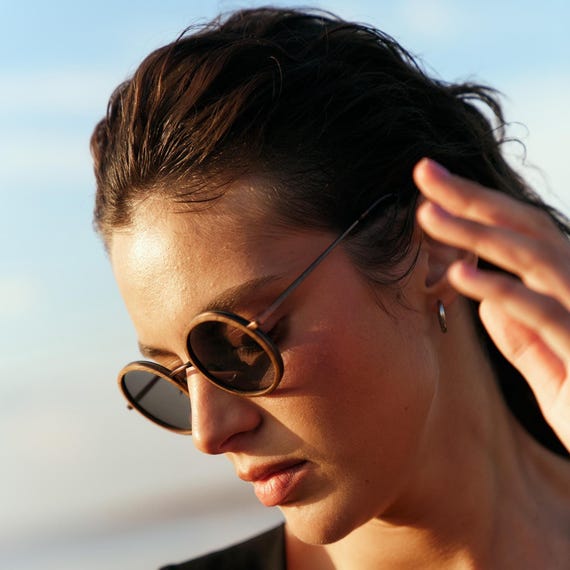 Occhiali da sole alla moda in legno Elegante accessorio regalo