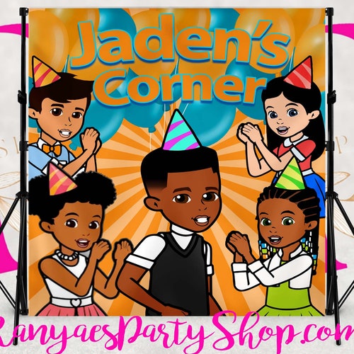 Gracie's Corner Boy Birthday Backdrop Boys Party Etsy