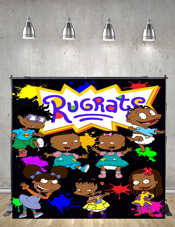 African American Rugrats Backdrop Birthday Party Decor Baby Etsy