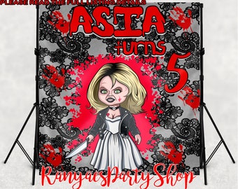 Chucky Birthday Banner - Etsy