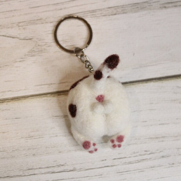 Cat Butt, chaveiro de feltro para gato