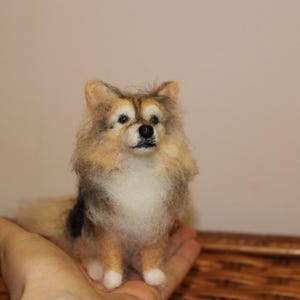 Individuelles Haustierporträt aus Filz, Miniatur-Haustierporträt aus Filz (Shih Tzu, Malteser), Geschenk für Hundeliebhaber, alle Hunderassen auf Bestellung Bild 10