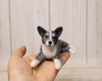 Personalisiertes Haustierportrait nadelgefilzter Hund, Haustierportrait Hund, Replik Hund, Portrait Tier Hund