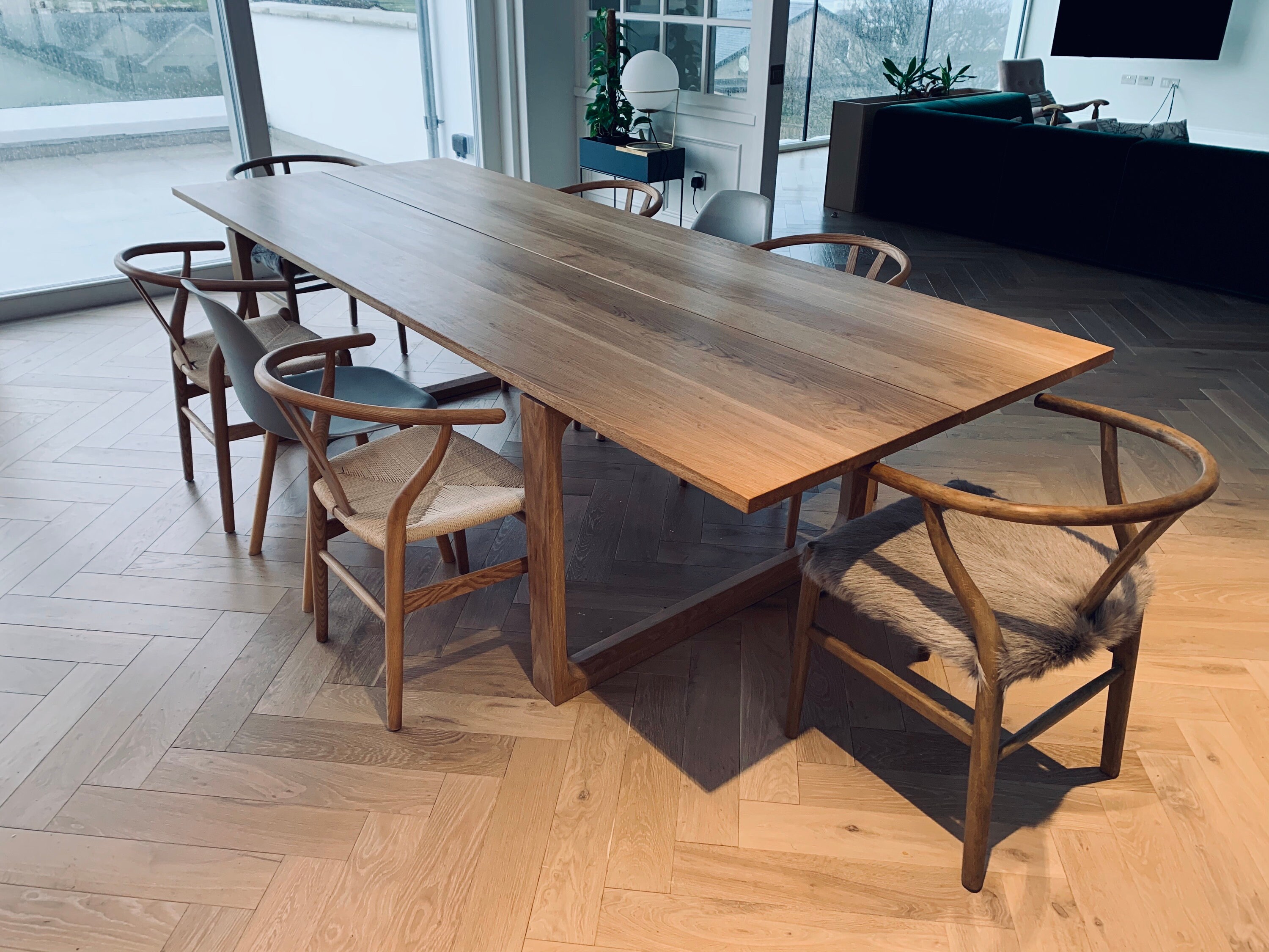 Modern Oak Dining Table | Etsy UK