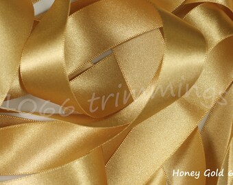 10mm 15mm 25mm 35mm /& 50mm Berisfords Rose Gold Satin Ribbon 9792 New Shade