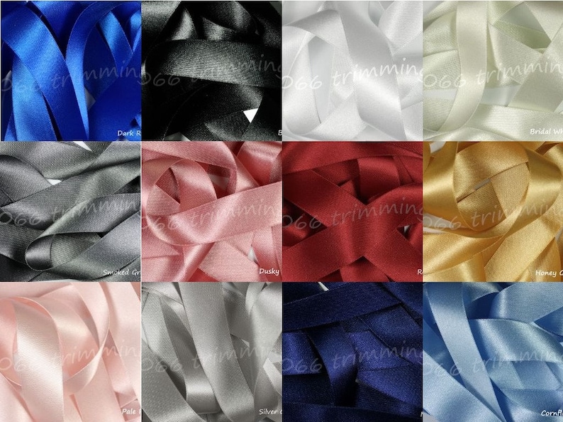 Satin Ribbon Berisfords New Sustainable Global Recycled Standard 3mm x 50 Metre Reel 7mm 10mm 15mm 25mm 35mm 50mm 70mm x 20 Metre Reel