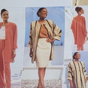 Top Sewing Patterns for Womens Skirts Tops Pants and Jacket Essence Butterick Patterns 4502 Womens Plus Size 20 22 24 Uncut Printed 1996