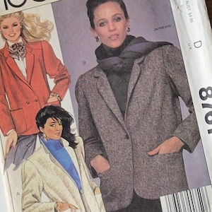 Mccalls 8954 Complete Uncut Factory Folds Vintage 80s Sewing