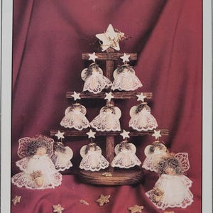 Kanten engel pop naaipatroon Angel Babies Donnas Country Crafts