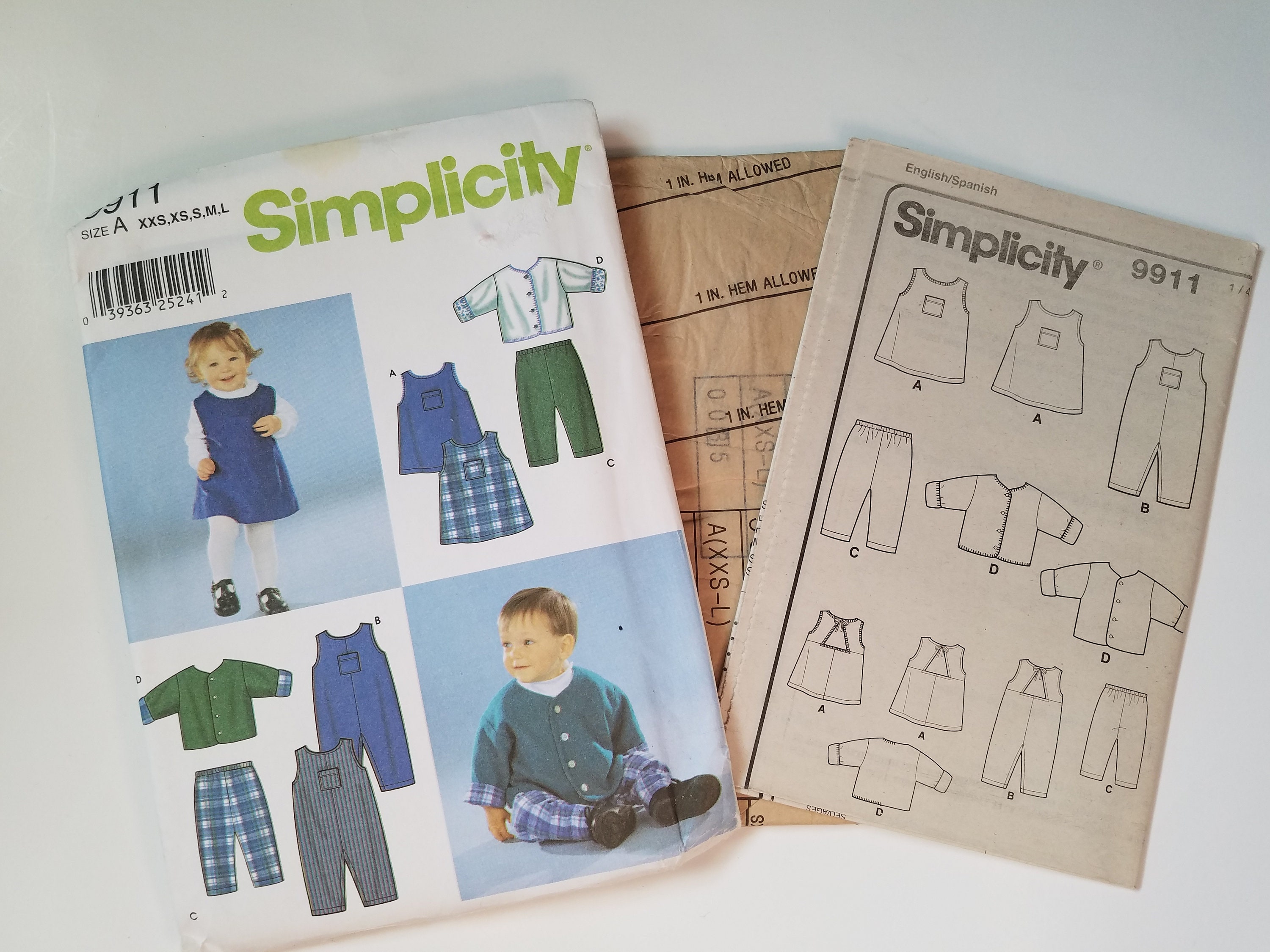 Sewing Pattern for Infants Lined Bunting Jacket and Pants Newborn Small Medium Large Butterick See /& Sew B5697 5697 Uncut