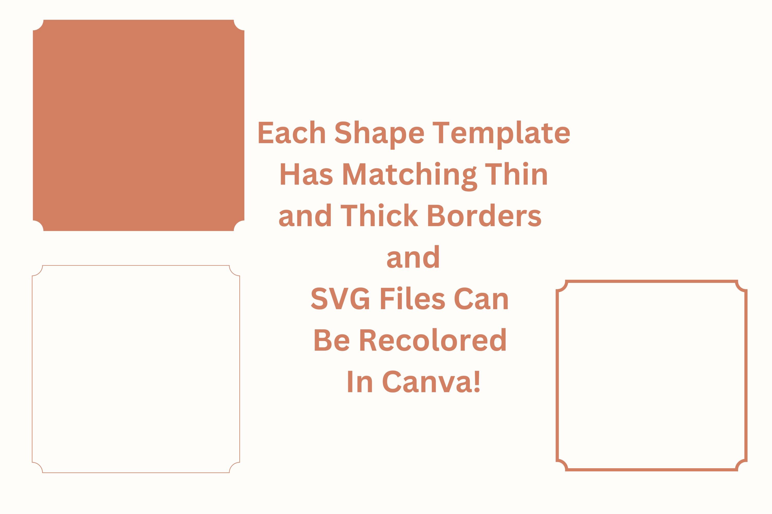 Invitition Shape Text Shape Wedding Invitation Shapes SVG Frame Laser Cut File Rectangle Border ...
