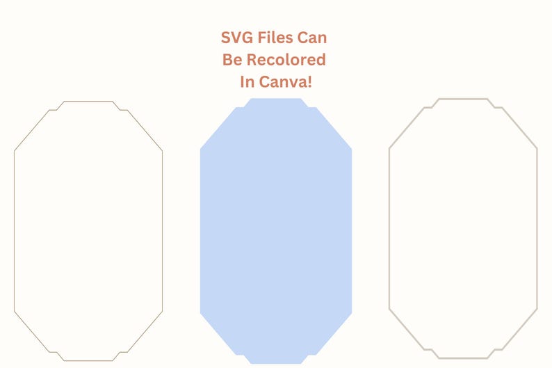 Ornate Shapes SVG Menu Card SVG Wedding Invitation Cut File Laser Cut File Border Clipart, Elegant Invitation Template Cricut Wedding Invite