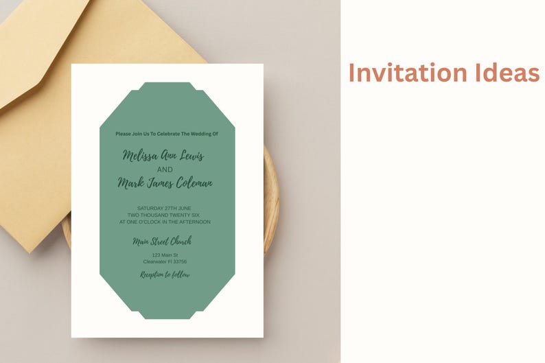 Ornate Shapes SVG Menu Card SVG Wedding Invitation Cut File Laser Cut File Border Clipart, Elegant Invitation Template Cricut Wedding Invite