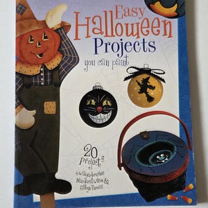 Hand Painted Easy Halloween Projects Book Decorative Painting by Margaret Wilson & Robyn Thomas, ISBN 9781581803822 Illustrated Paperback