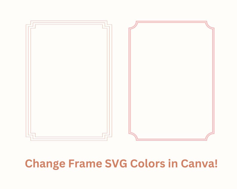Rectangle Borders SVG PNG Wedding Invitation Frames Clipart, Invite ...