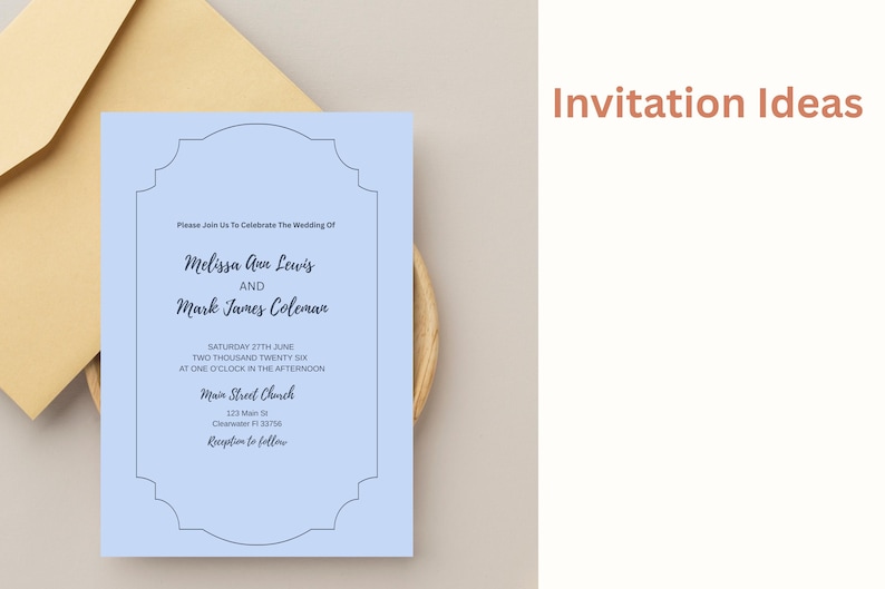 Ornate Shapes SVG Menu Card SVG Wedding Invitation Cut File Laser Cut File Border Clipart, Elegant Invitation Template Cricut Wedding Invite