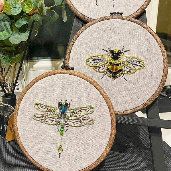 Beetle Embroidery Etsy