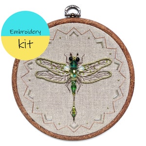 Bead embroidery kit Viola hand embroidery needlework kit - Price,  description and photos ➽ Inspiration Crafts