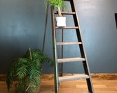 Large Tall Metal Industrial Ladder House Decor Shop Display Vintage Rustic