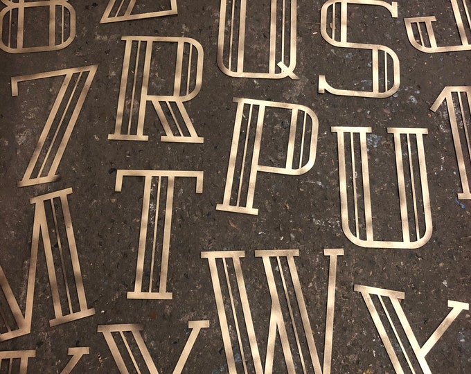 Metal Lettering Rustic Warehouse