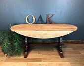 Oak Table Refectory Dining Table Drop Leaf Kitchen Rustic Sideboard