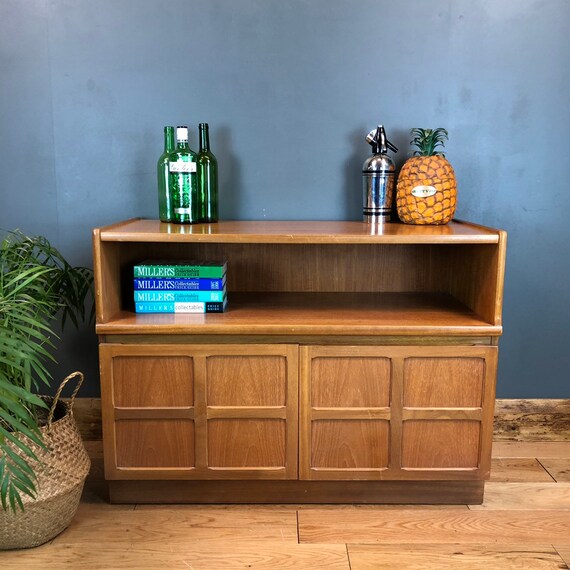 Retro Sideboard Cocktail Cabinet Vintage Nathan Teak Mid Century Cupboard