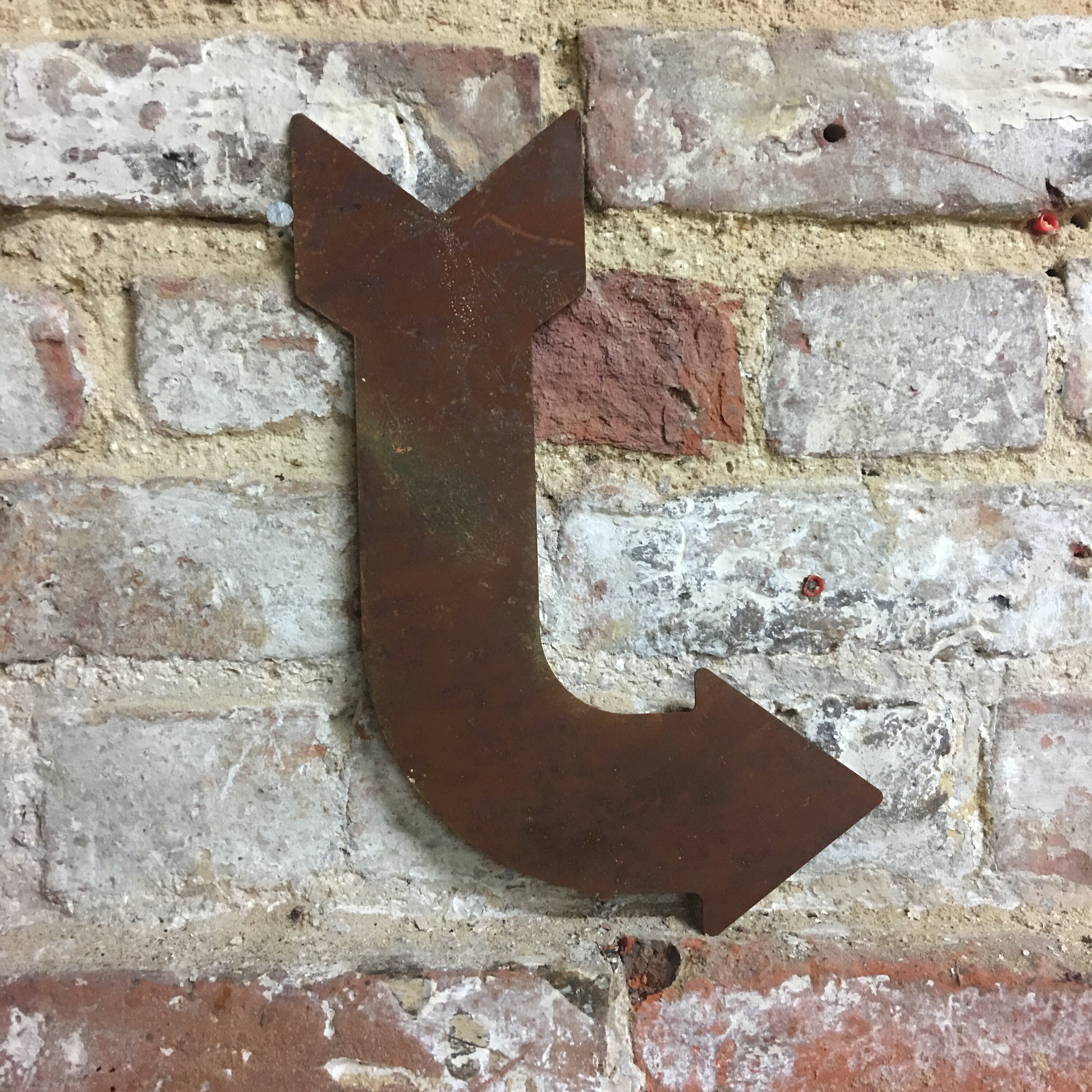 Rusty Arrow Sign Metal Shop Front Home bar Pub Cafe Carnival Etsy