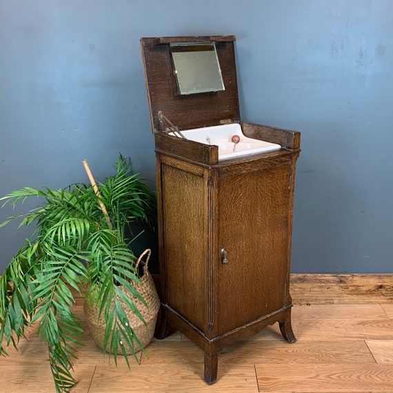 vintage bathroom cabinet Vanity Unit Sink Rustic Unique Bathroom Shabby Chic
