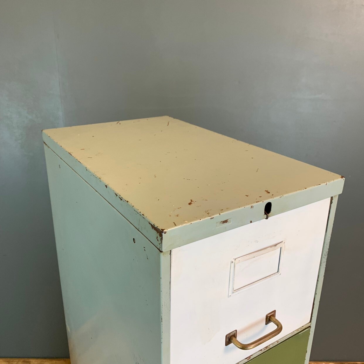 Upcycled Metal Vintage Industrial Shelving Pantry Drawers Filing