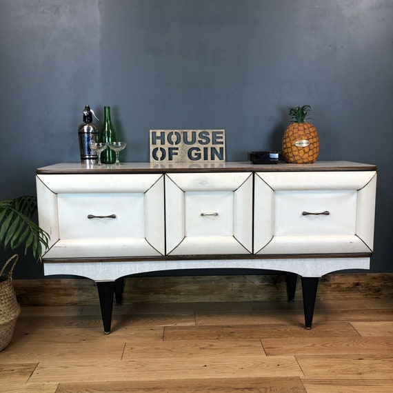 Kitsch Retro1960s Sideboard Cocktail Cabinet Credenza Rare Stonehill Mid Century