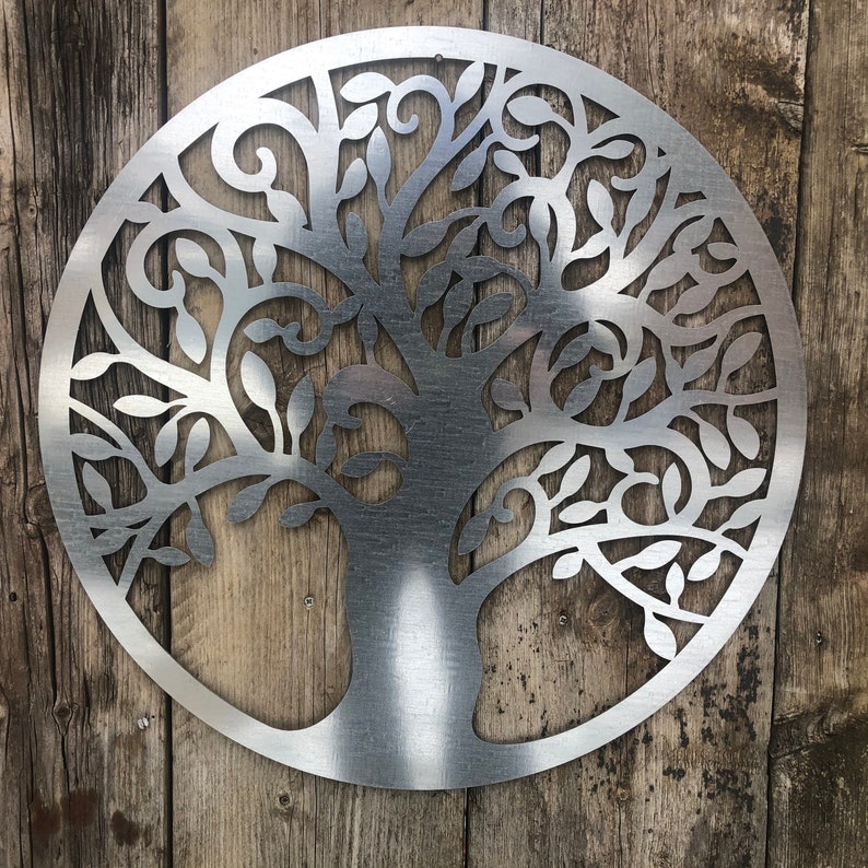 Tree of Life Garden Decoration Metal Garden Ornament Etsy UK