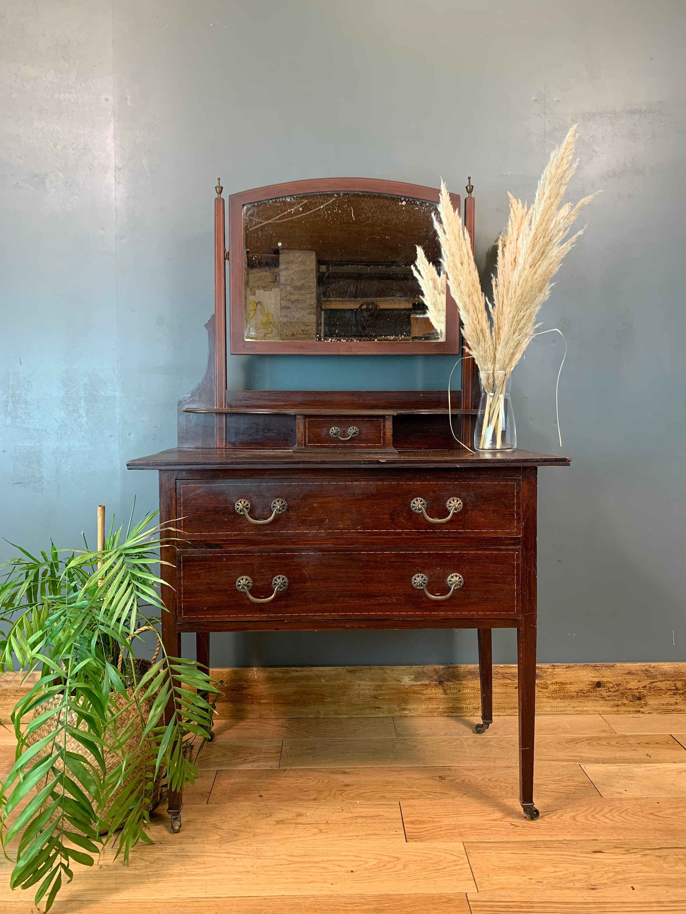 Antique Mahogany Drawers Antique Bedroom Dresser Vintage Chest