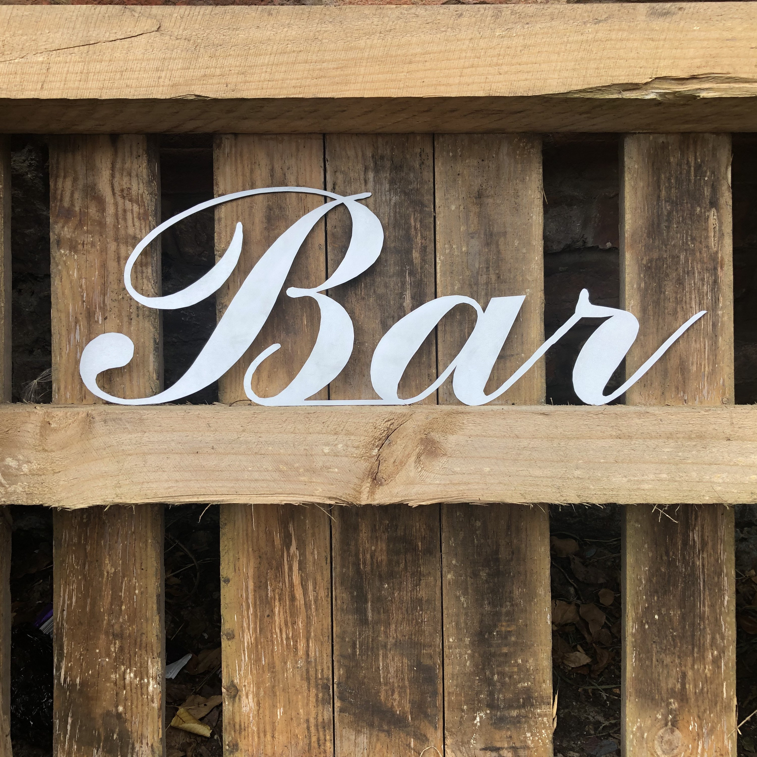 STEEL METAL BAR Sign Cocktail Bar Decor Drinks Etsy UK