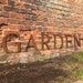 Garden Sign , Rusty Metal Wall Letters , Garden Decor , Rustic ...