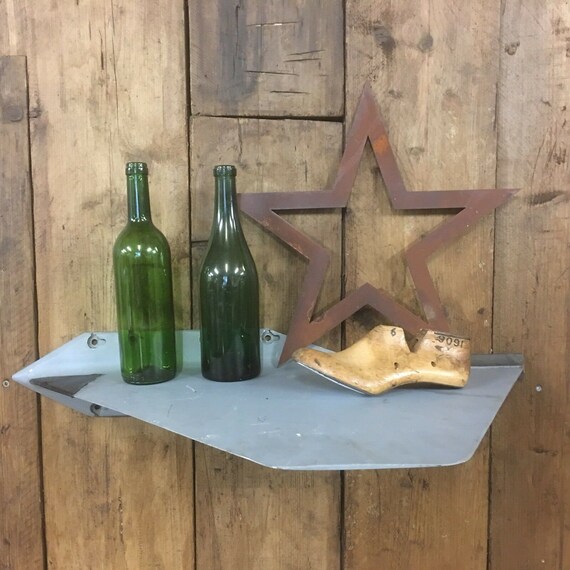 Upcycled MOD RAF Tornado Tail Fin Vintage Shelf Retro Shelving Industrial Plane
